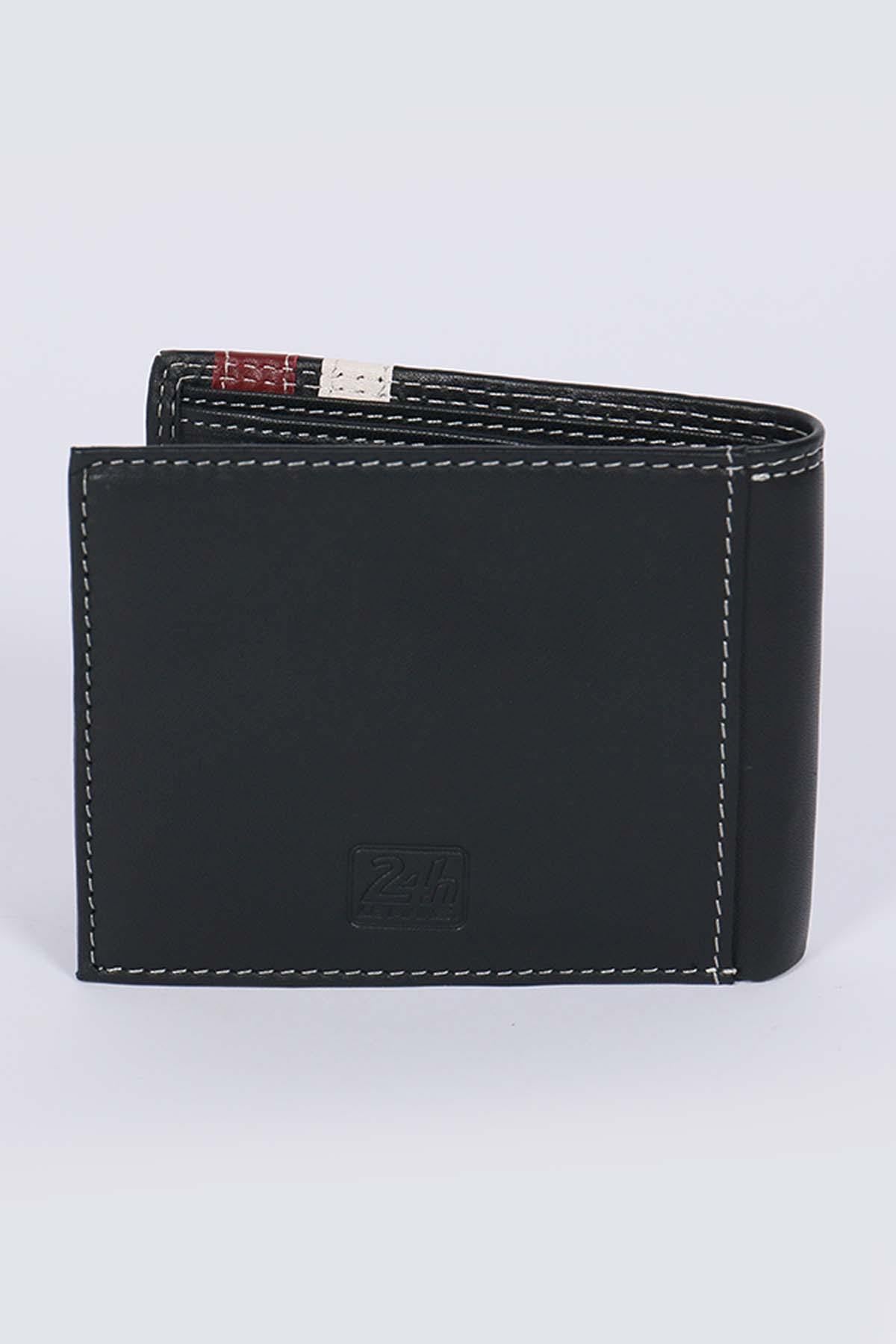 Black sheepskin wallet - Image n°4