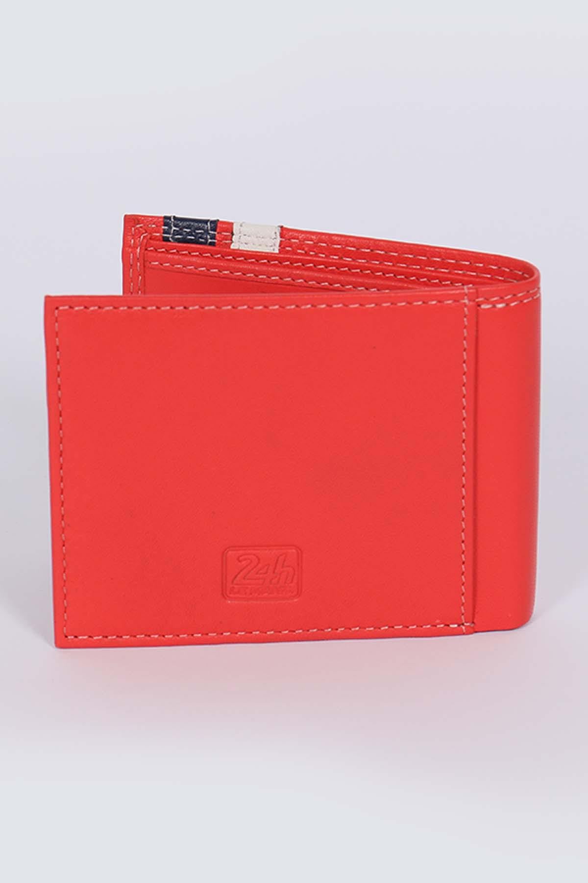 Red sheepskin wallet - Image n°4