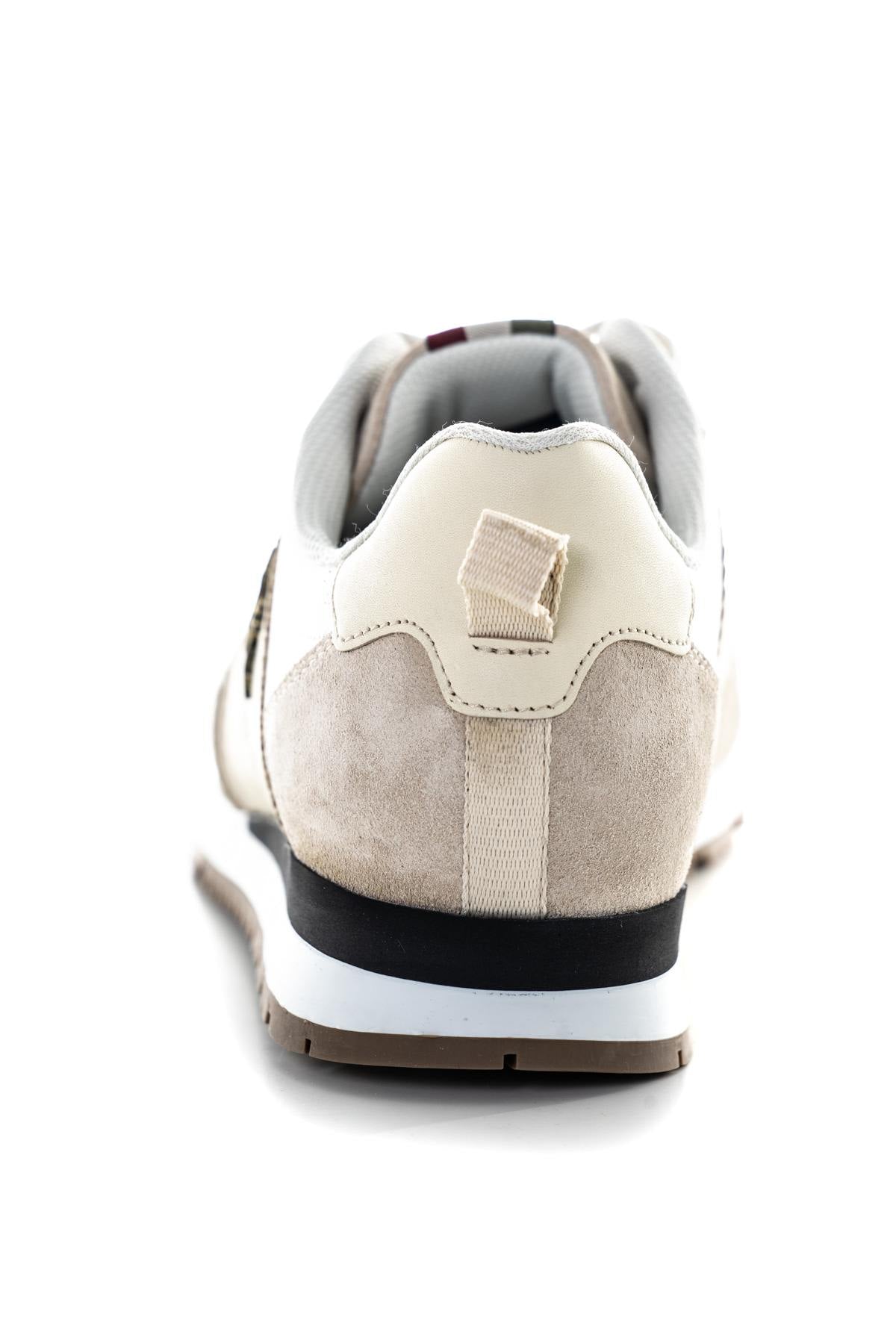 Textile sneakers white beige - Image n°6