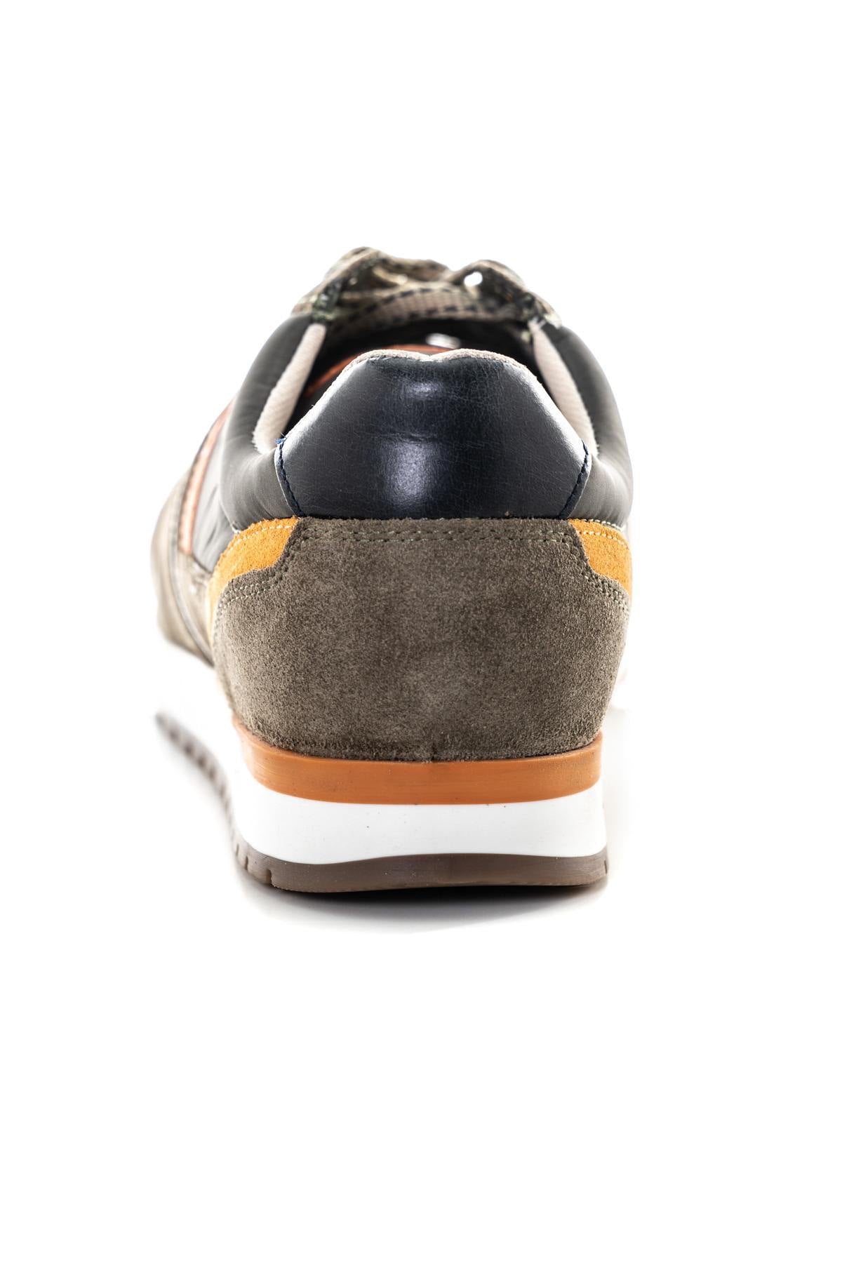 Textile sneakers khaki beige - Image n°6