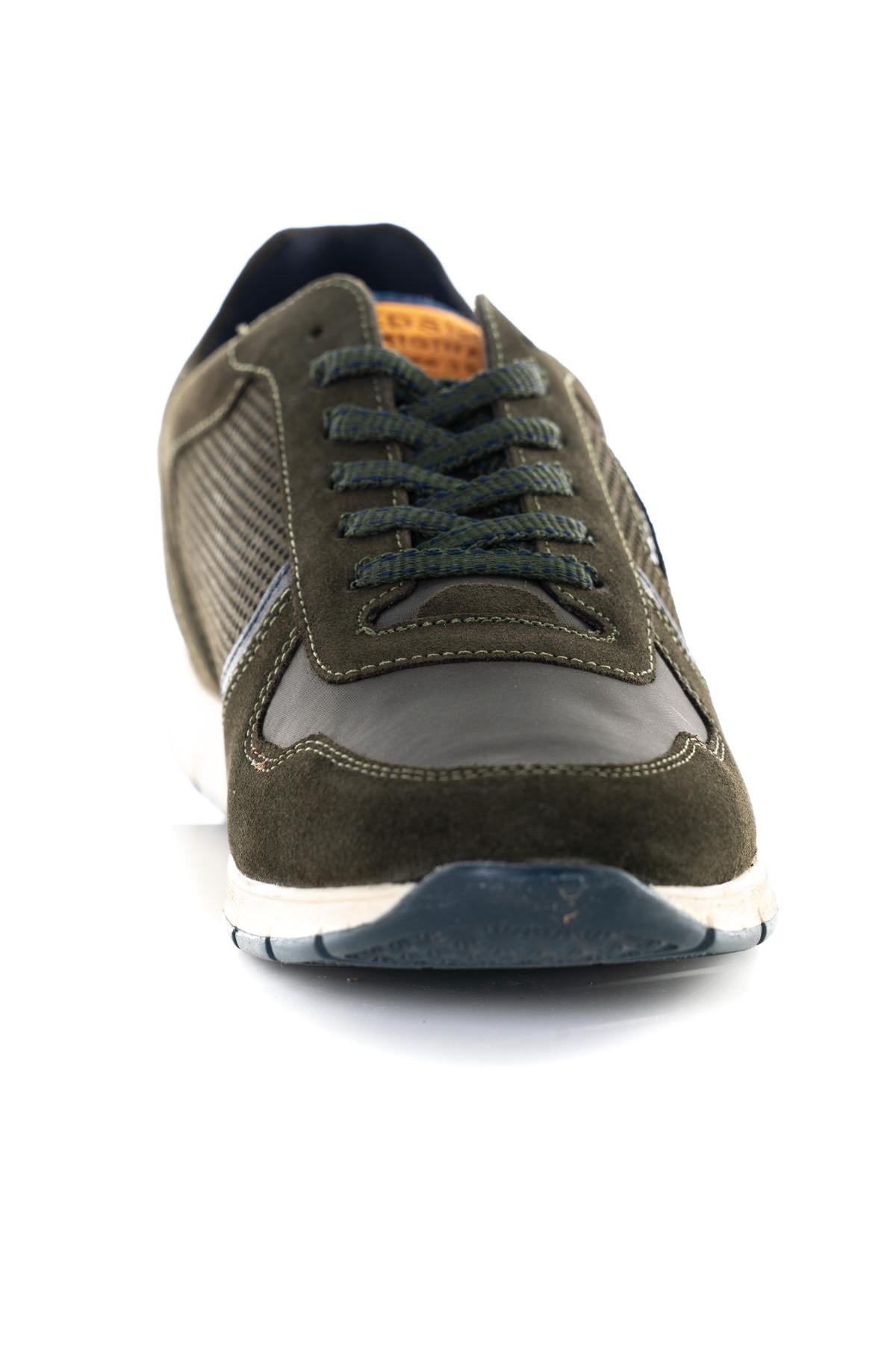 Khaki Textile Sneakers - Image n°5