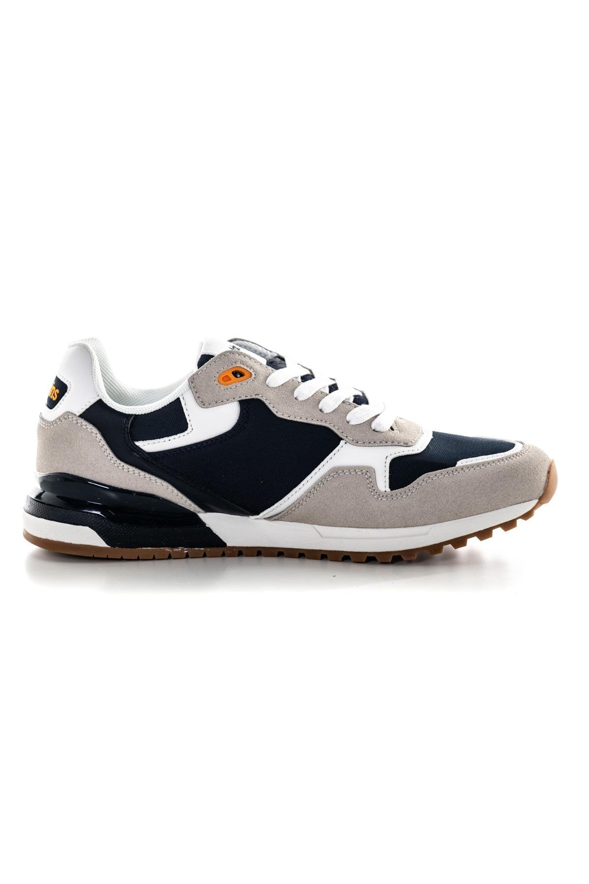 Sneakers Textile white beige navy - Image n°3