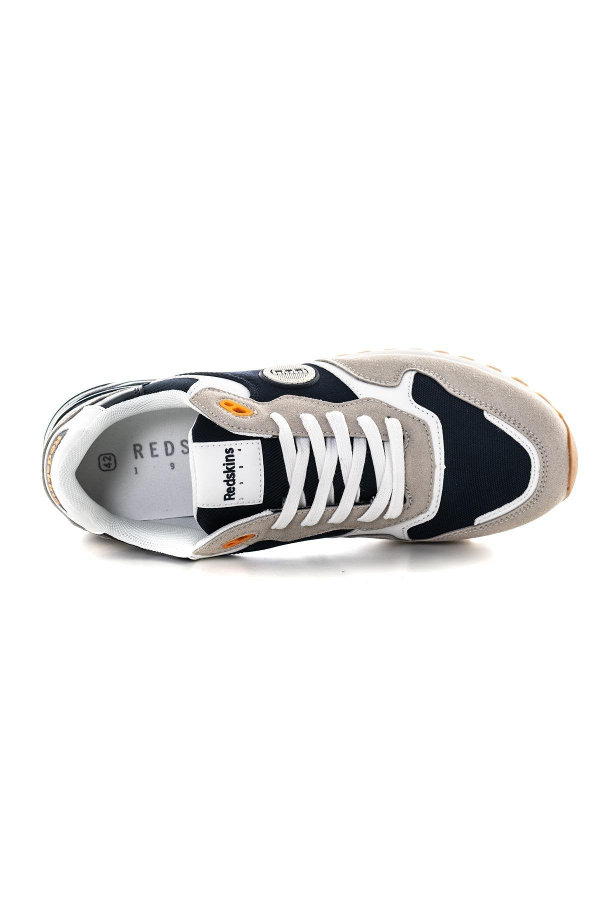 Sneakers Textile white beige navy - Image n°4