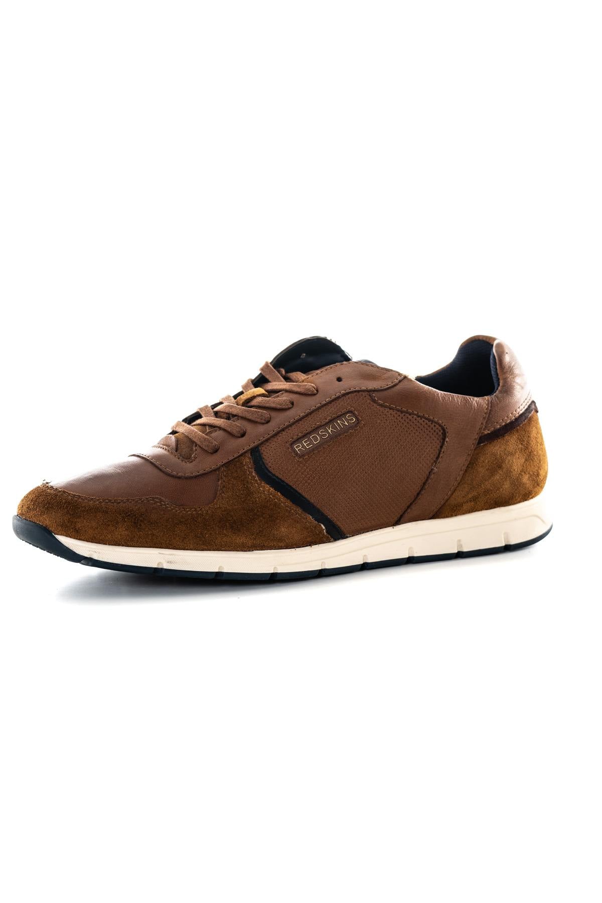 Cognac leather sneakers - Image n°8