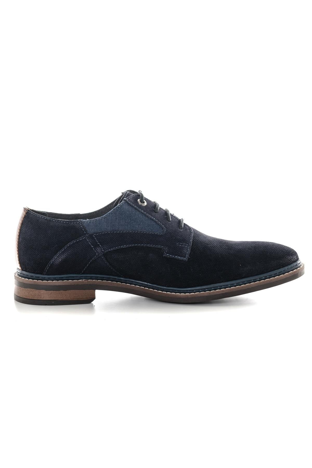 Navy Blue Textile Shoes - Image n°2