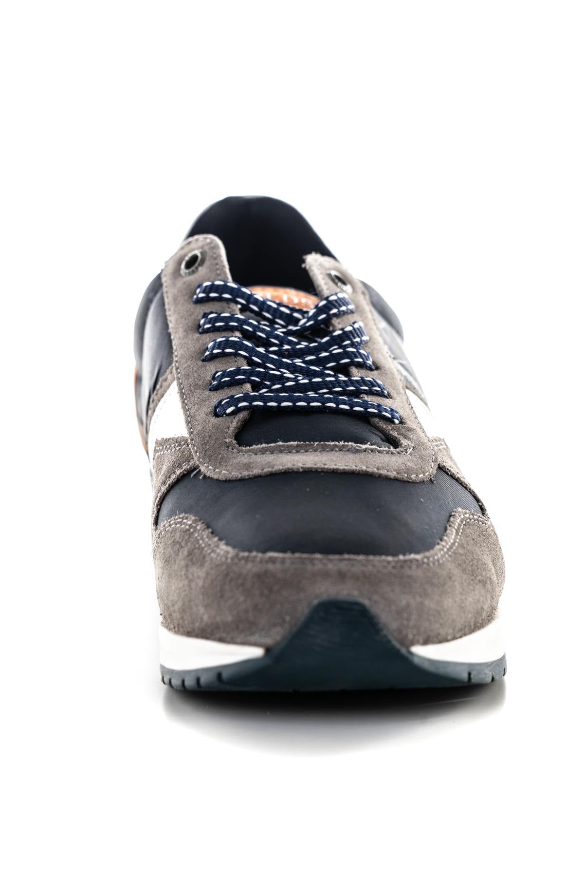 Navy Gray Textile Sneakers - Image n°5