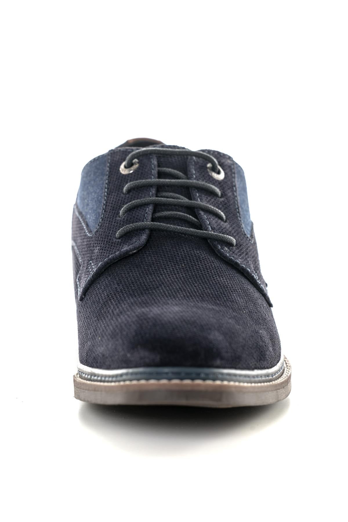 Navy Blue Textile Shoes - Image n°5