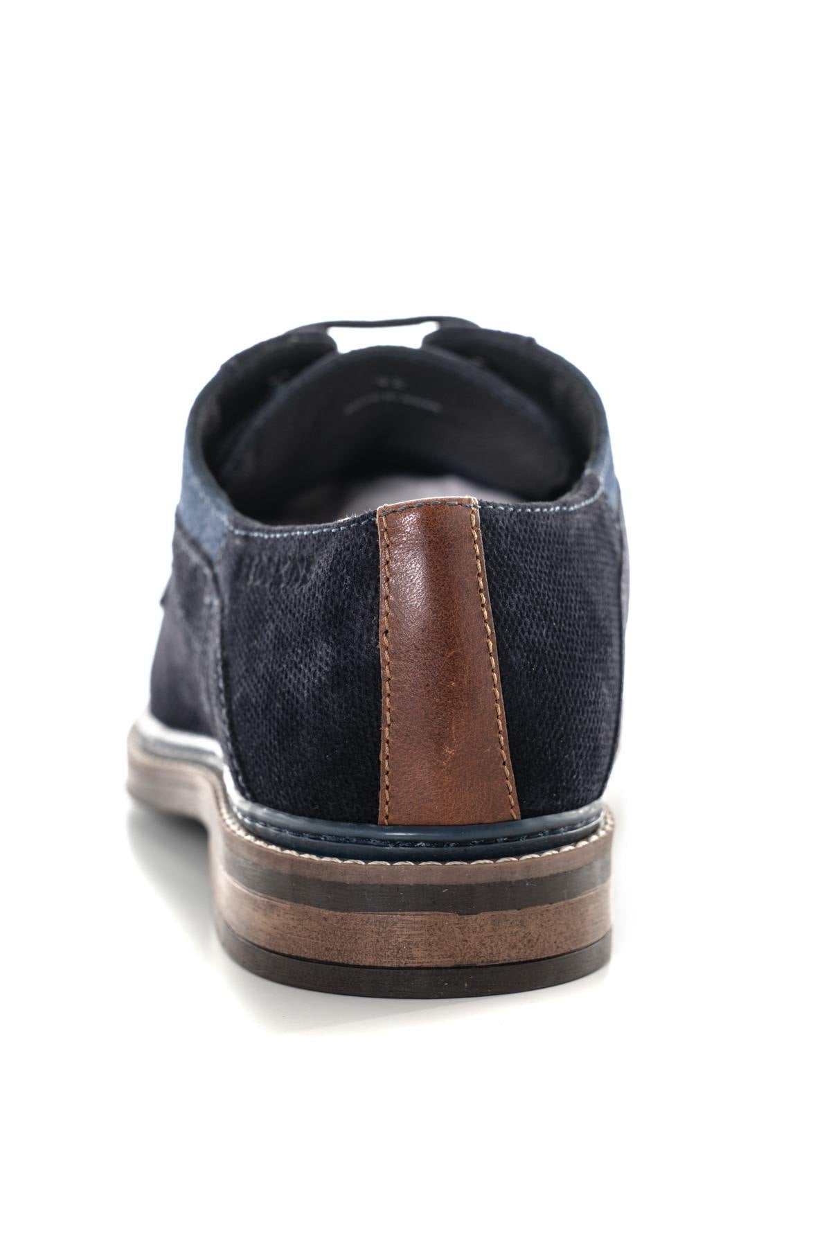 Navy Blue Textile Shoes - Image n°6