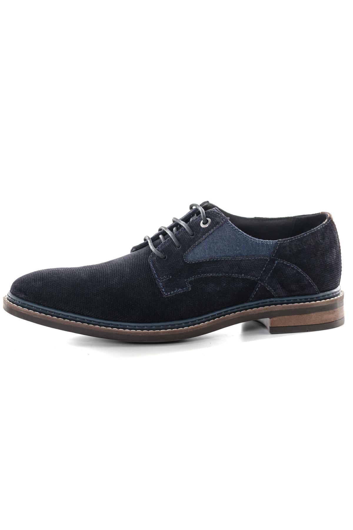 Navy Blue Textile Shoes - Image n°7