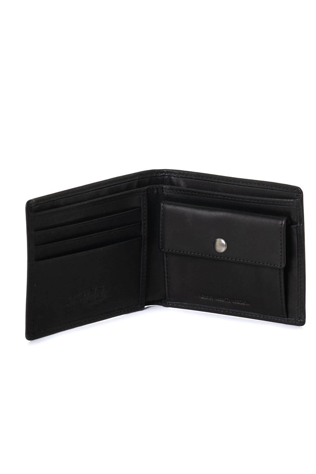 Small black leather wallet - Image n°2