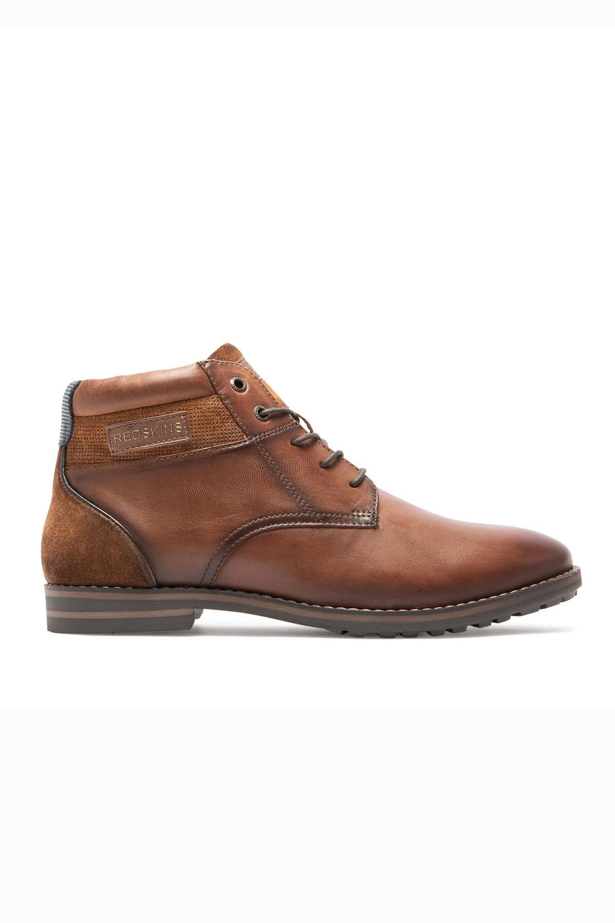 Navy cognac leather shoes - Image n°3