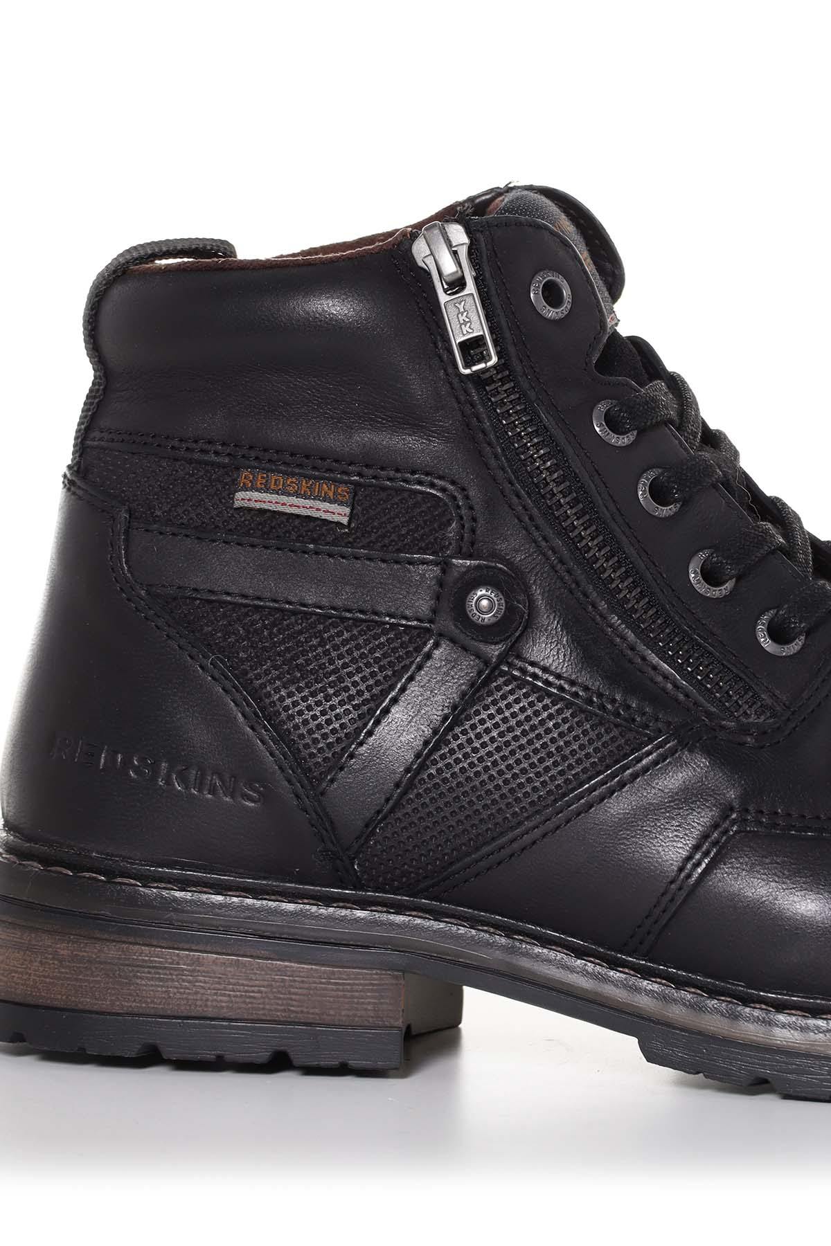 Black leather boots - Image n°3