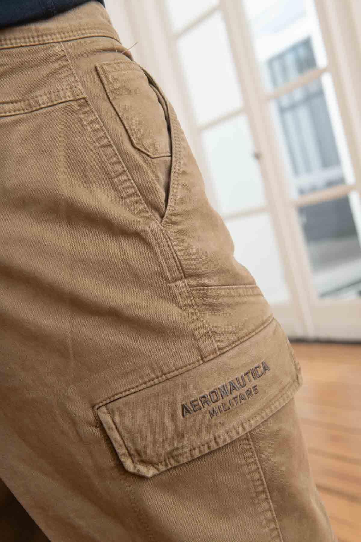 Men's brown cargo pants - Image n°2