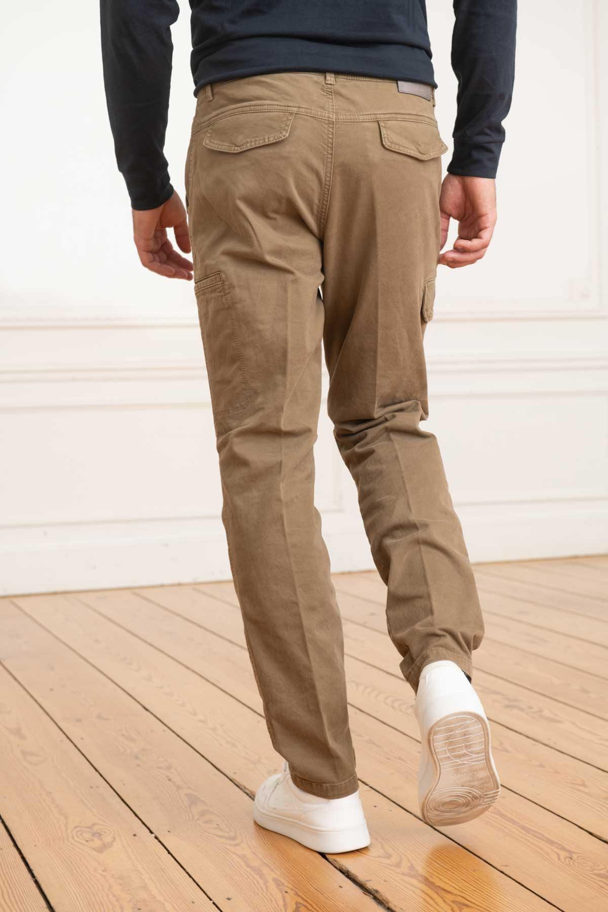 Men's brown cargo pants - Image n°5