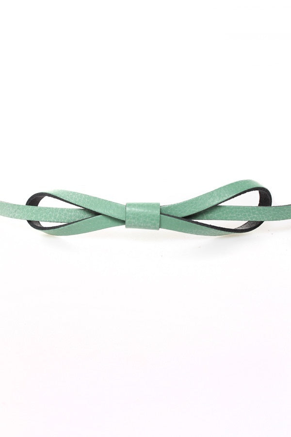 Green Oakwood women's leather belt - Image n°2