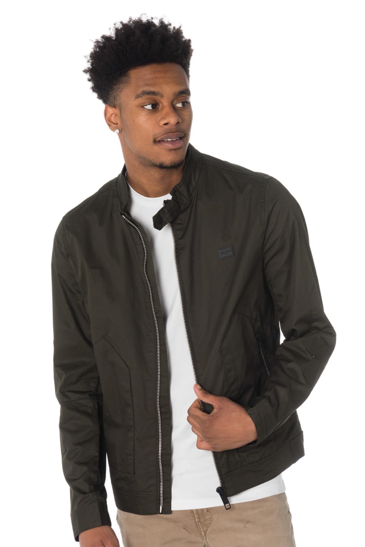 Antony Morato men's dark khaki jacket - Image n°1