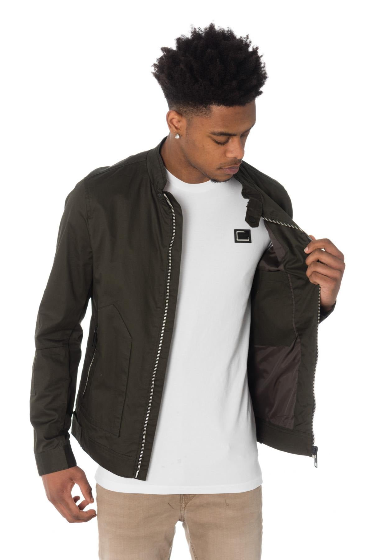 Antony Morato men's dark khaki jacket - Image n°4