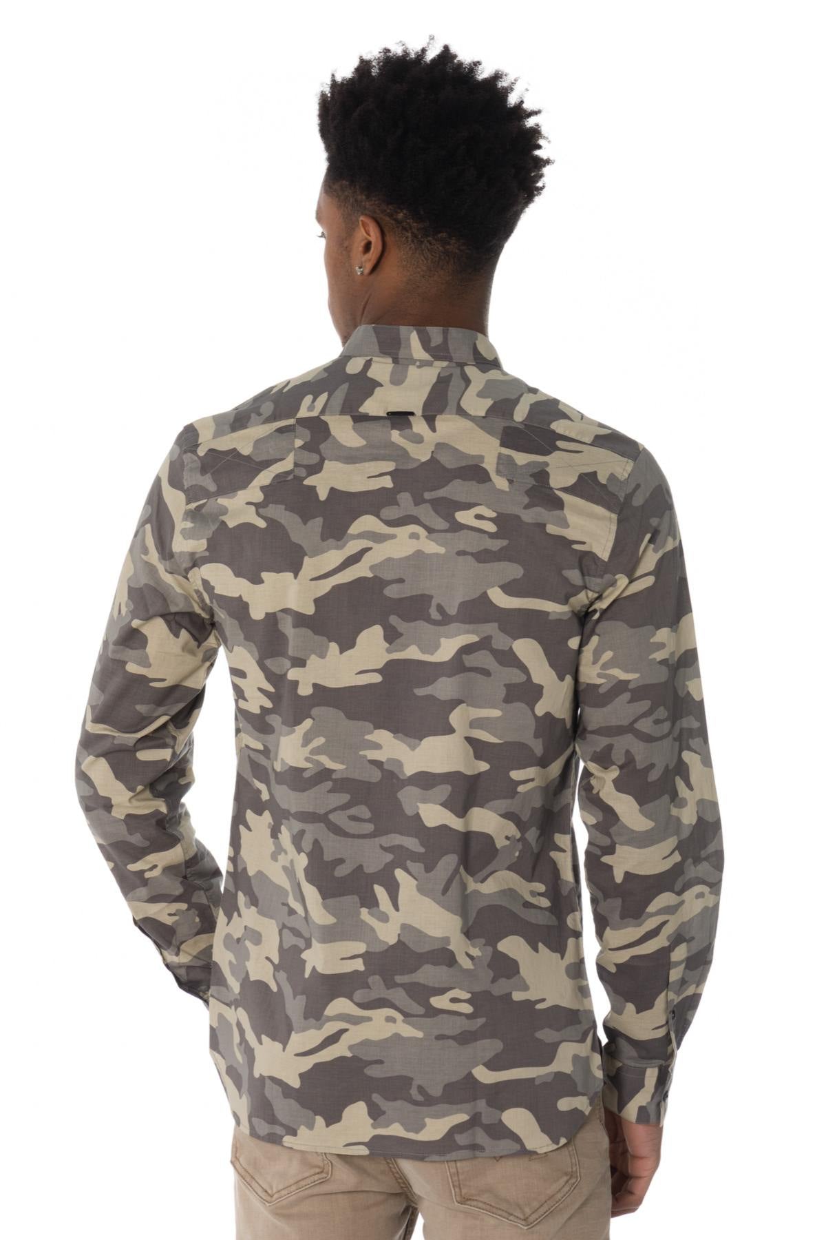 Camouflage printed shirt - Image n°10