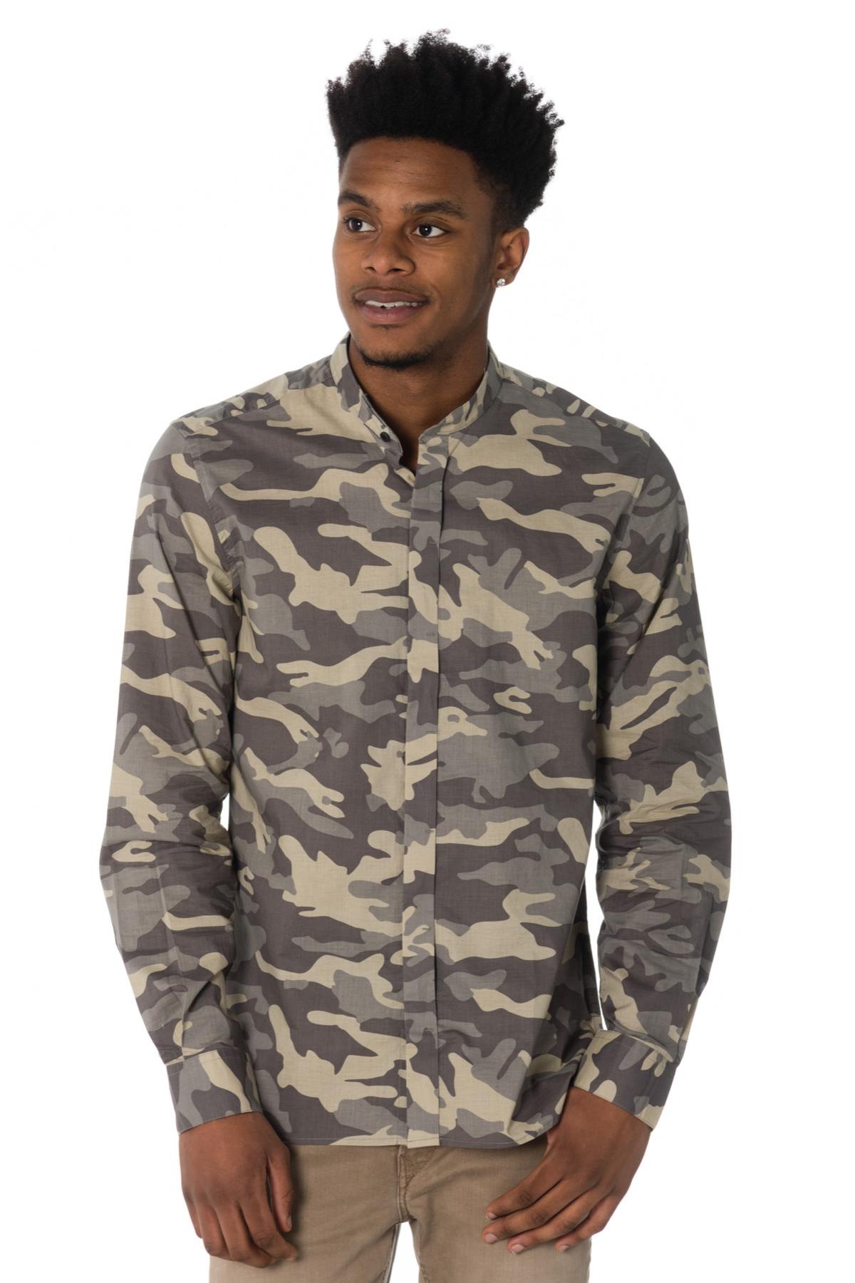 Camouflage printed shirt - Image n°8