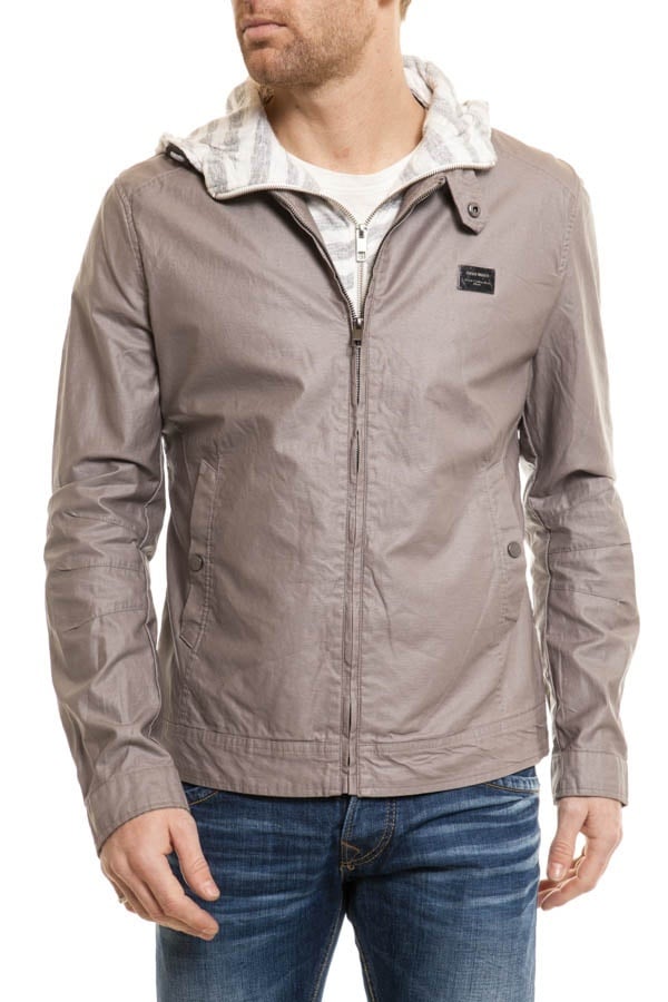 Antony Morato men's cotton jacket Light gray - Image n°2