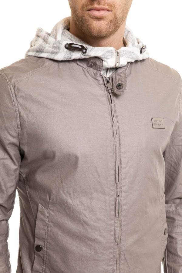 Antony Morato men's cotton jacket Light gray - Image n°3