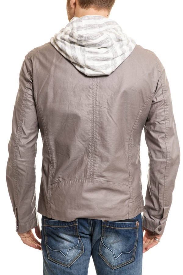 Antony Morato men's cotton jacket Light gray - Image n°4