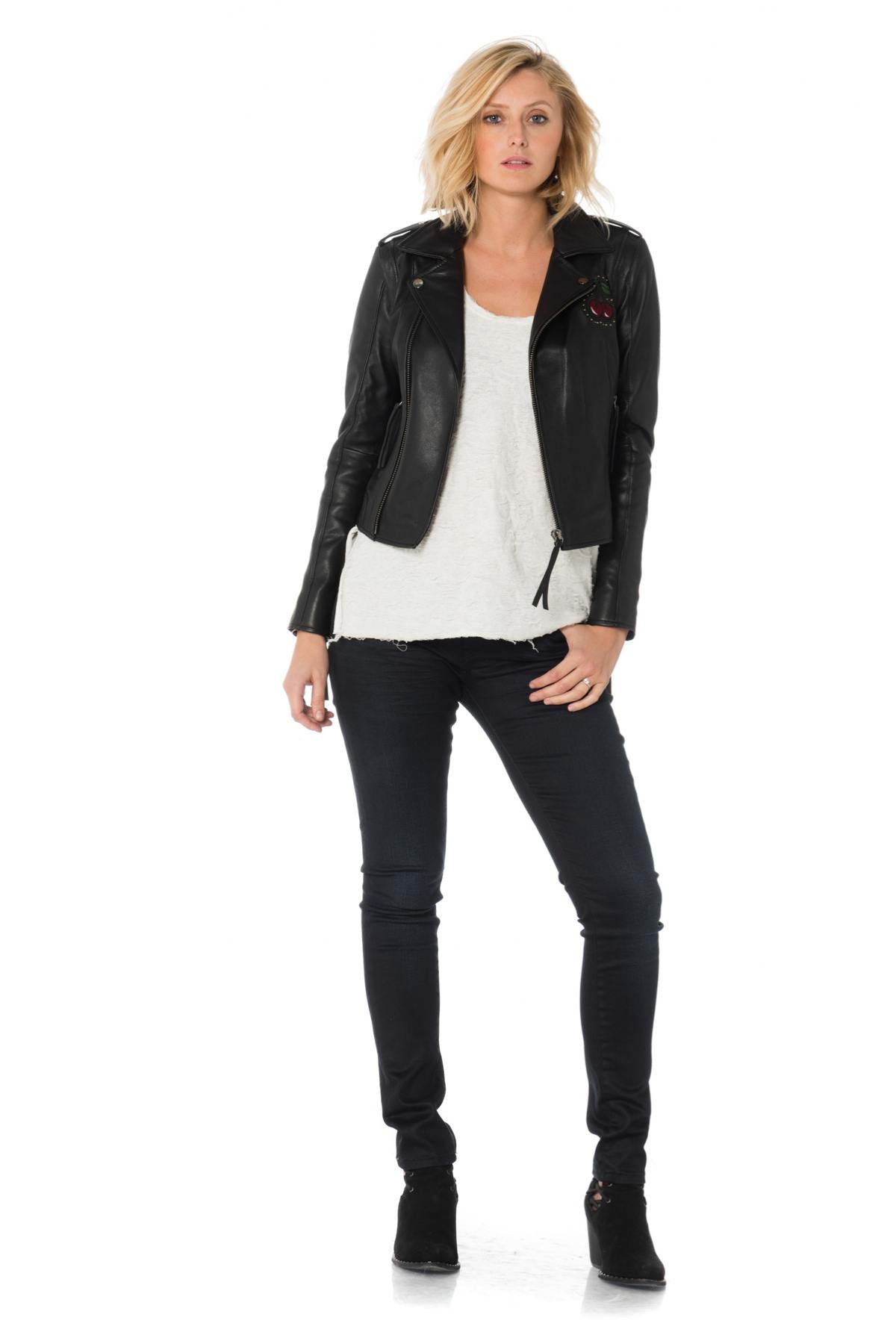 Cityzen women's rock Biker Jacket - Image n°3