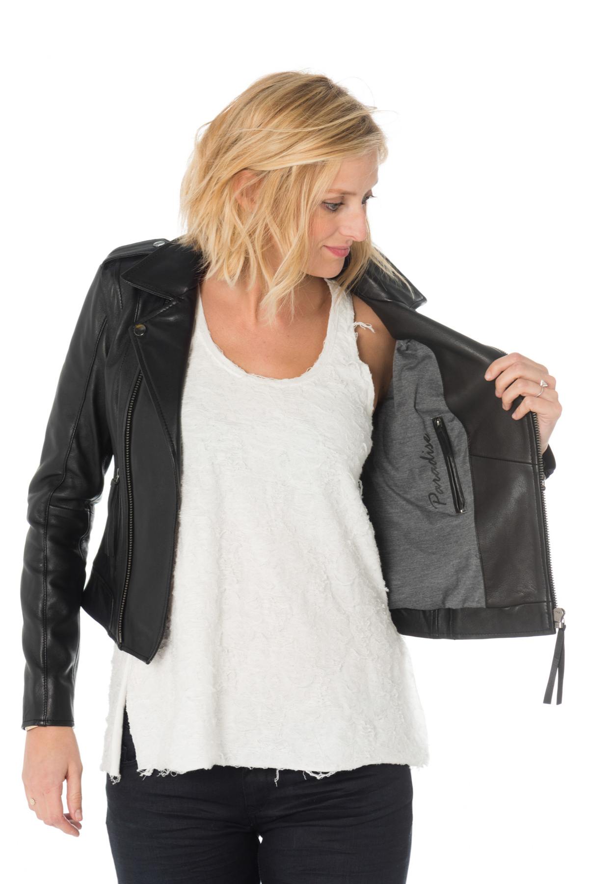 Cityzen women's rock Biker Jacket - Image n°7