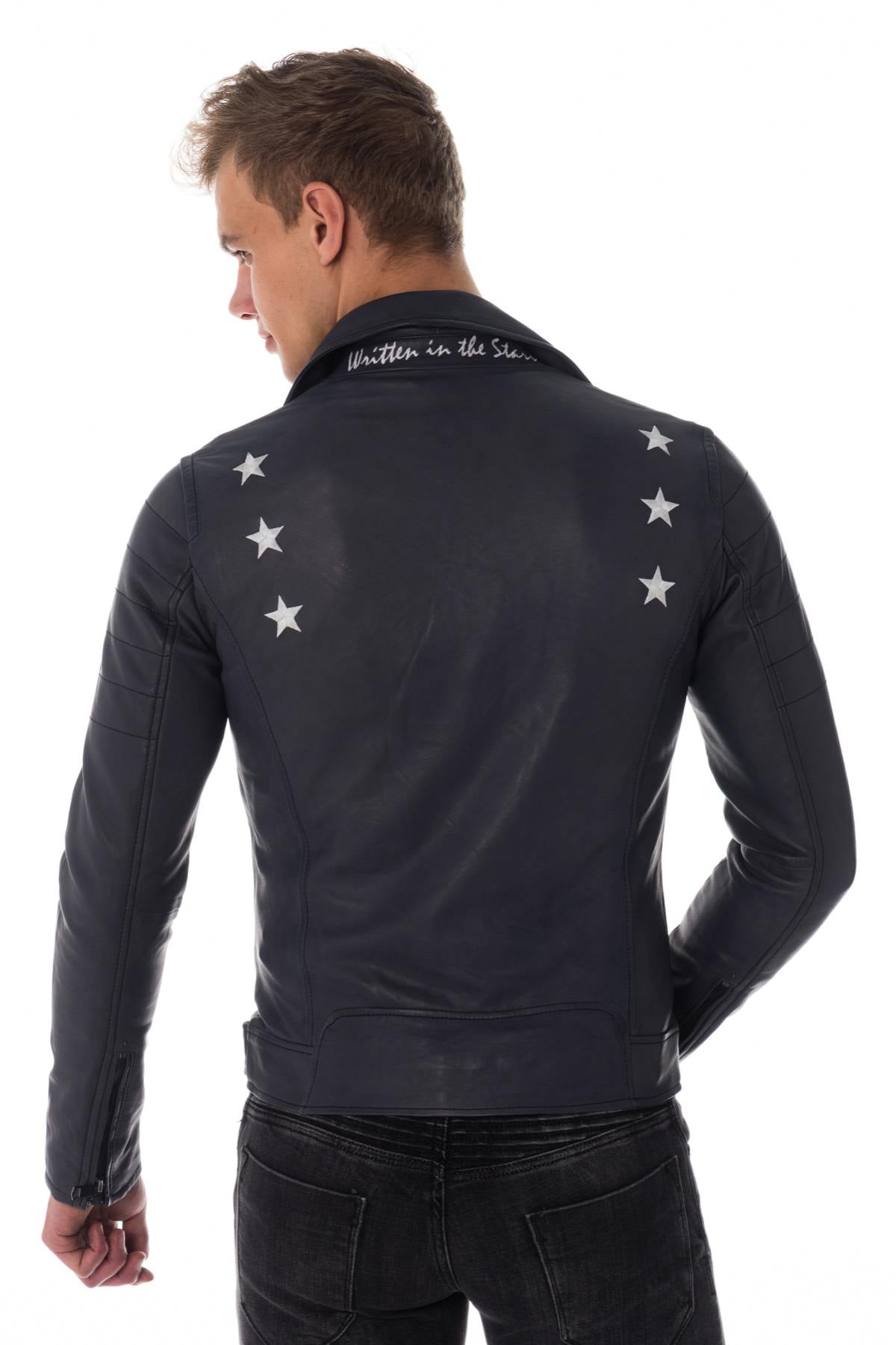 Men's perfecto with fluorescent stars Cityzen - Image n°1