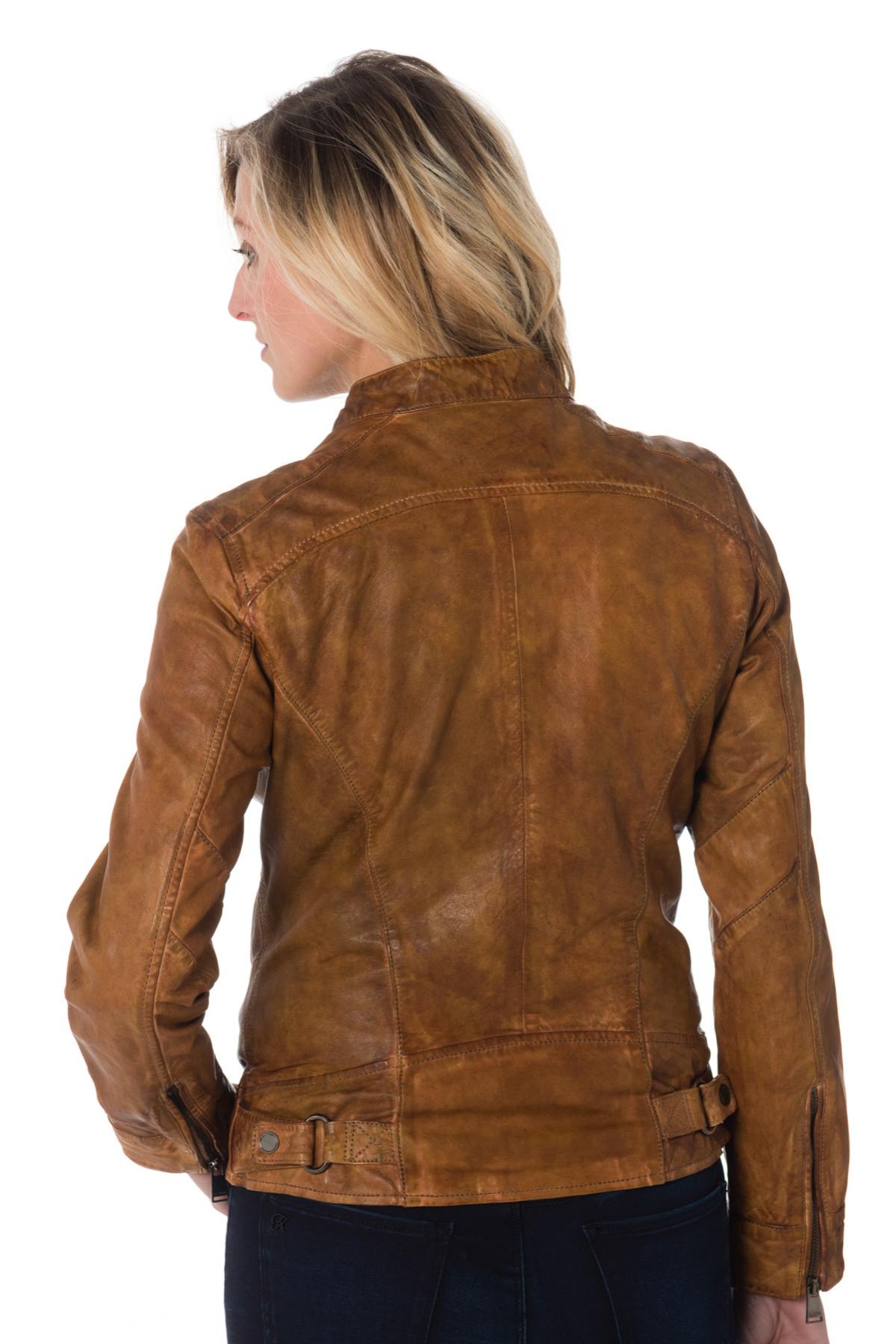 Women's biker collar jacket special for large sizes - Image n°4