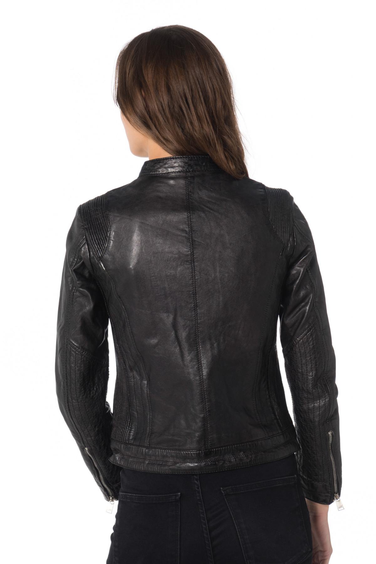 Cityzen women's biker collar jacket - Image n°8