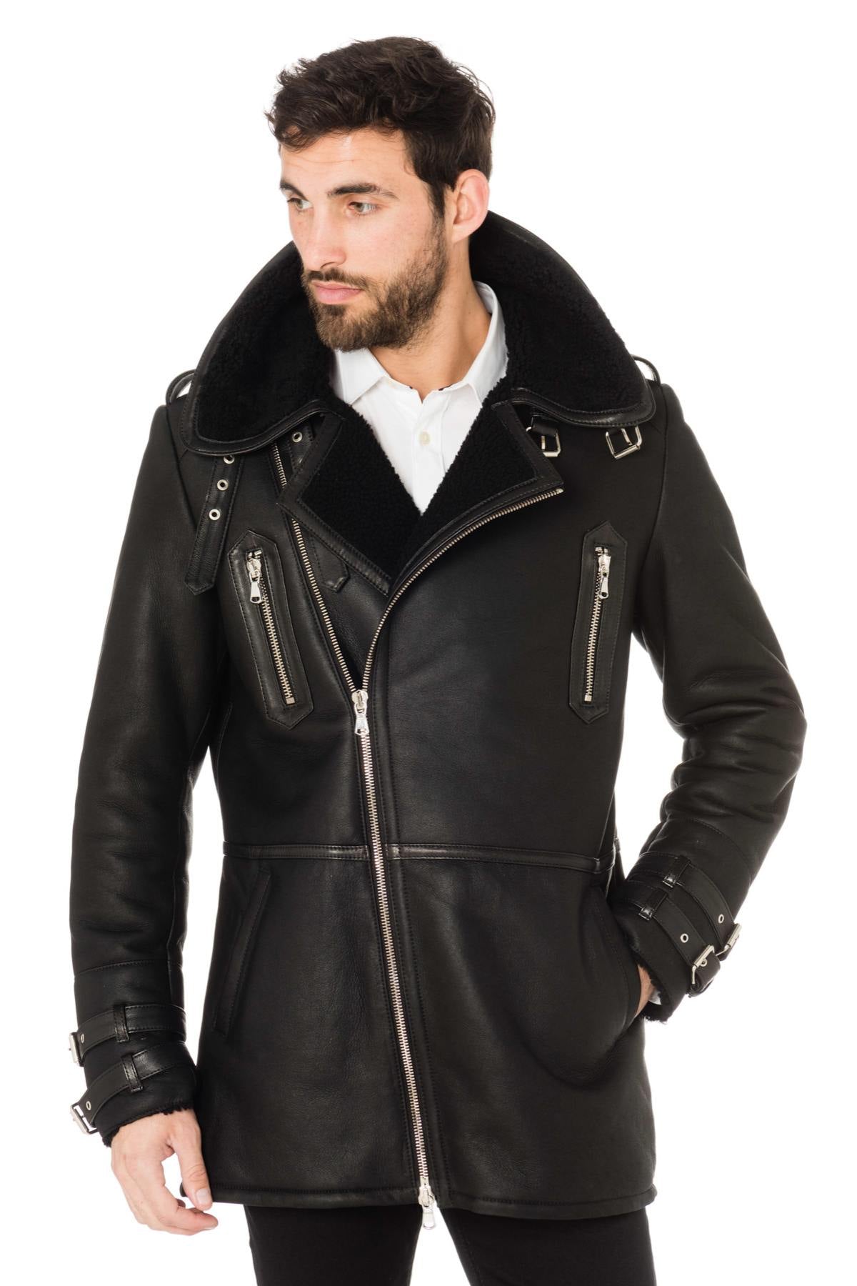 Shearling for chic and classy men - Image n°1