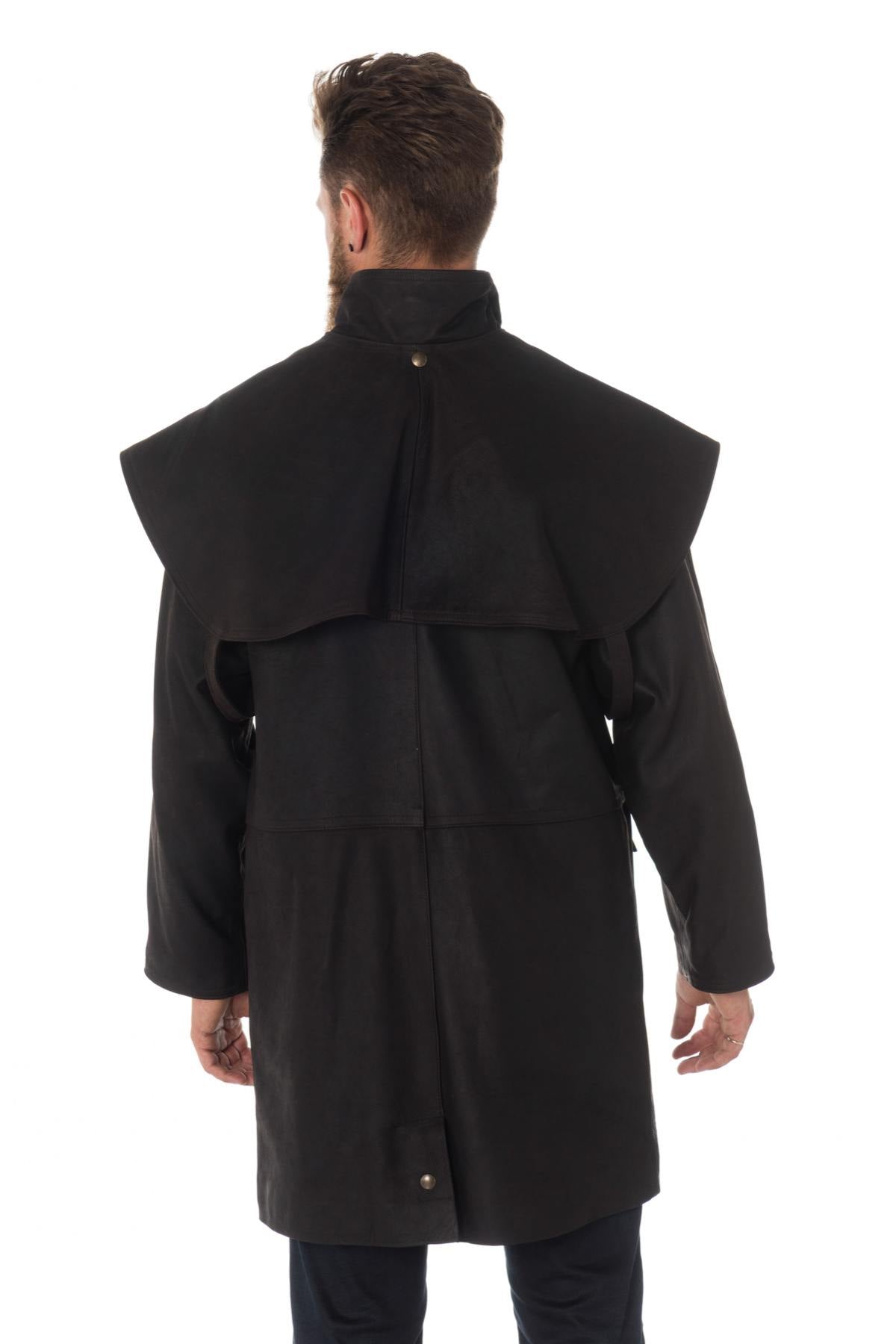 Australian buffalo leather skipper coat short version - Image n°7