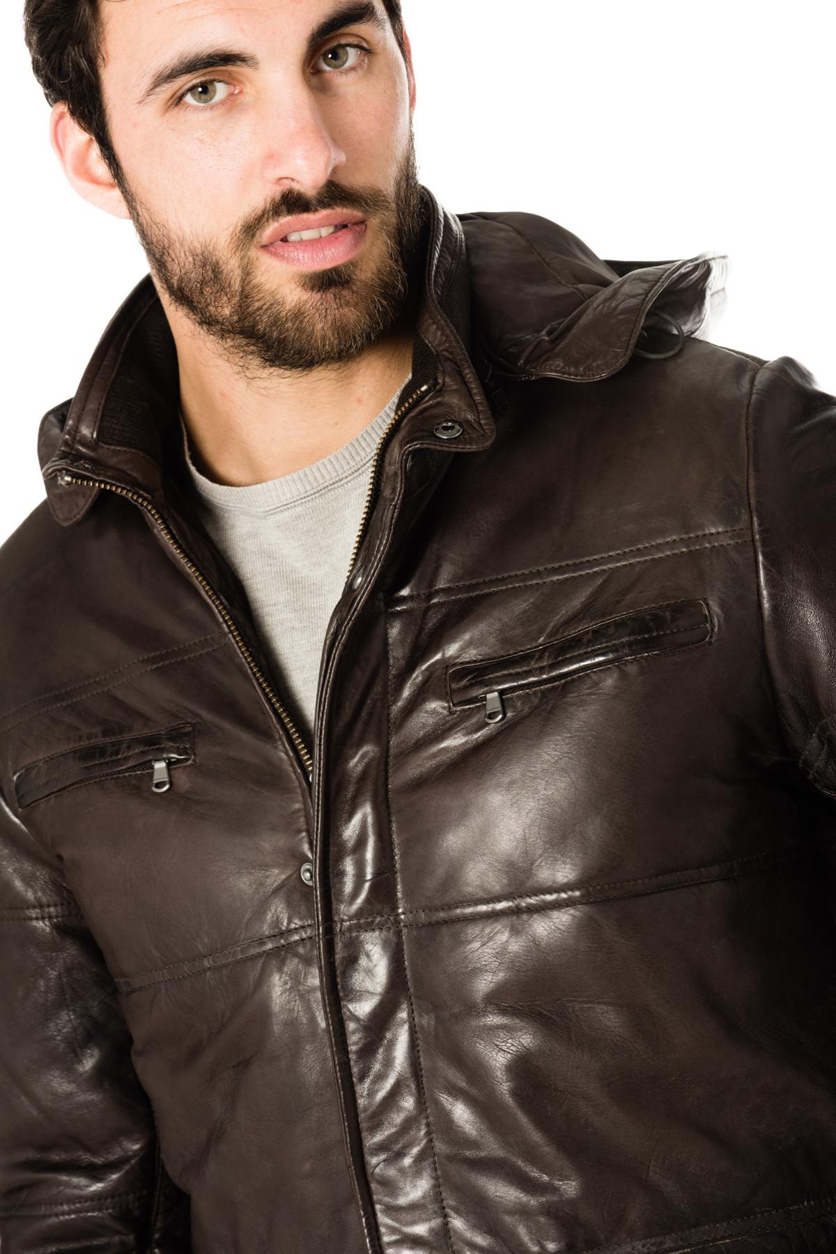 Daytona men's lambskin down jacket - Image n°6