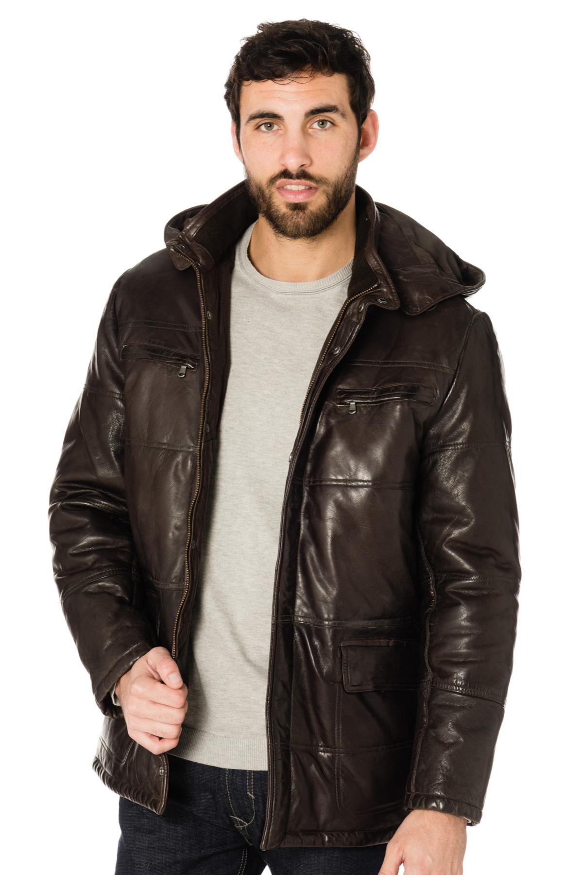 Daytona men's lambskin down jacket - Image n°3