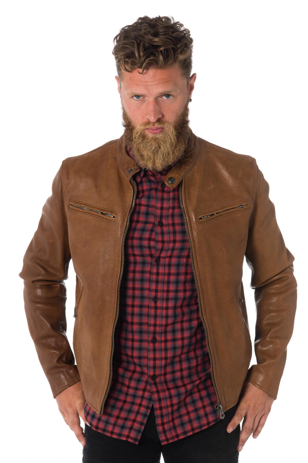 Daytona grained cowhide leather jacket - Image n°1