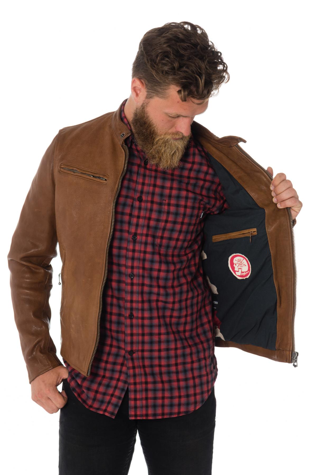 Daytona grained cowhide leather jacket - Image n°6