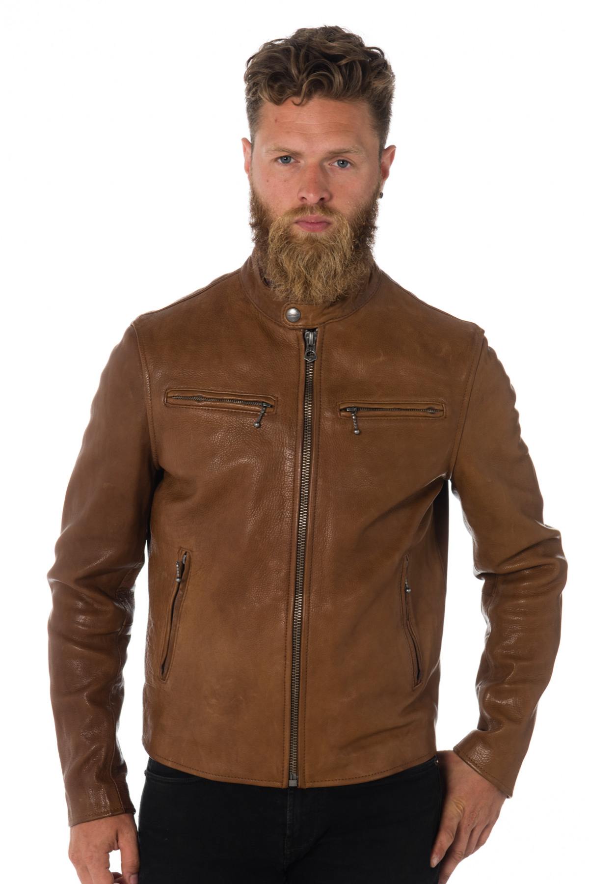 Daytona grained cowhide leather jacket - Image n°4