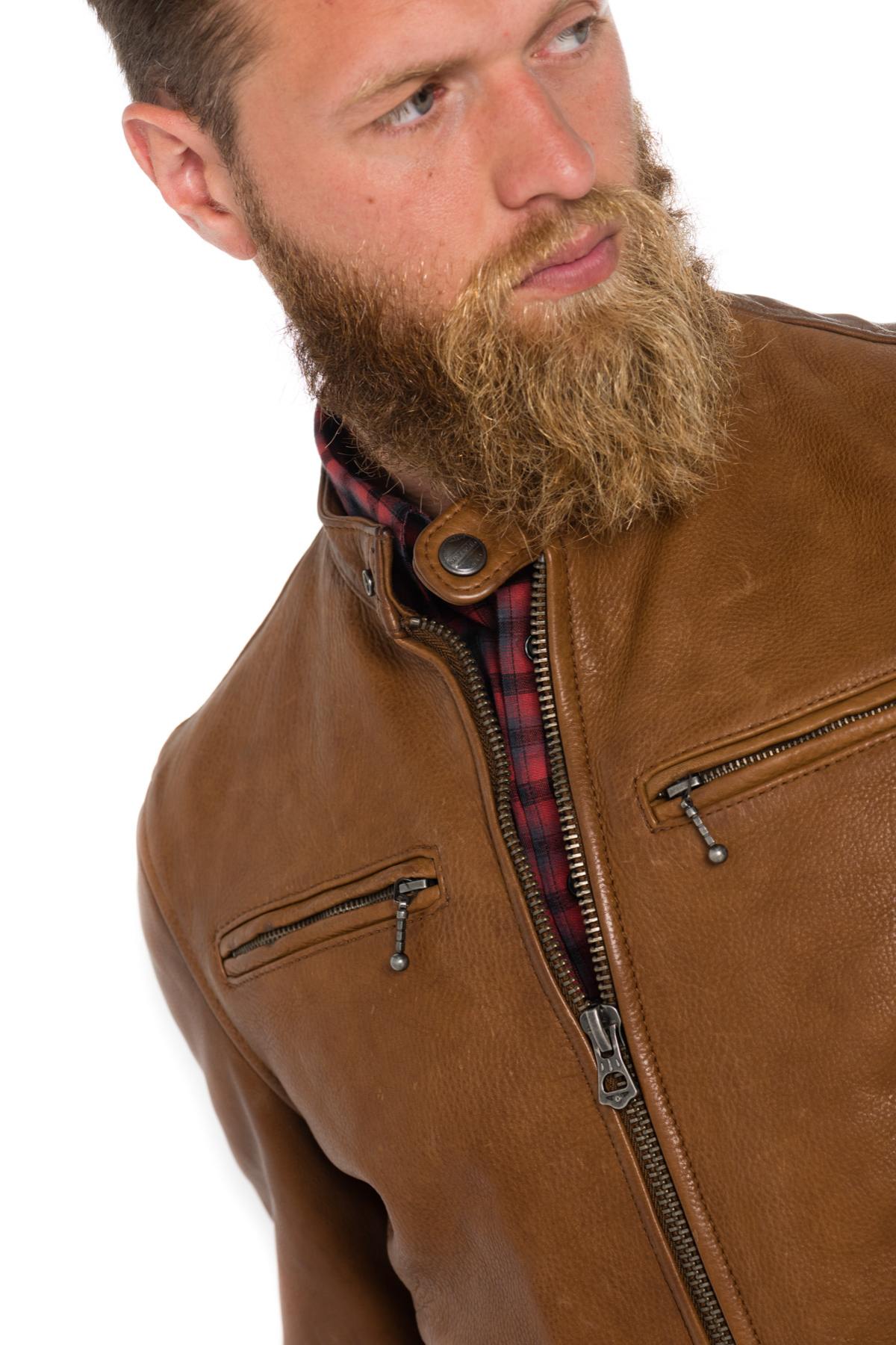 Daytona grained cowhide leather jacket - Image n°8