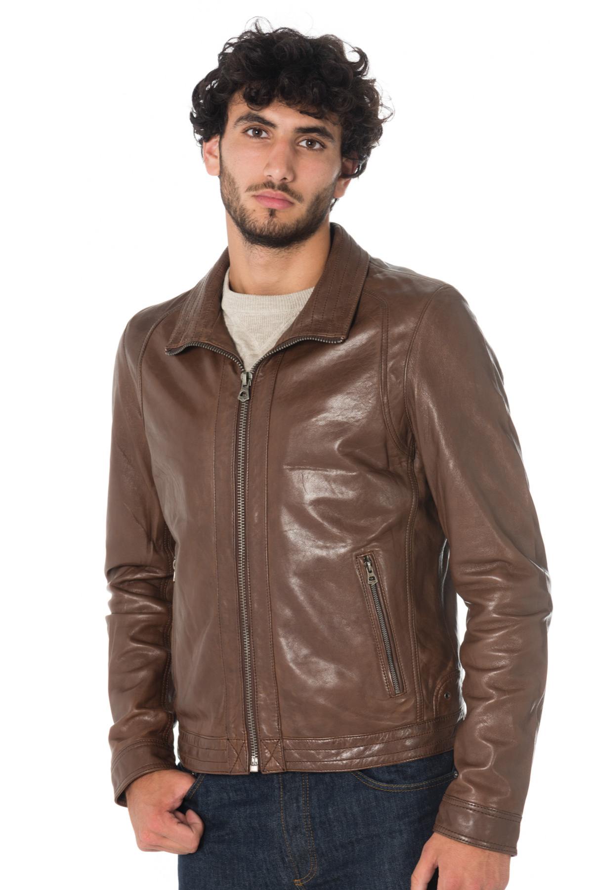 Men's Daytona lambskin leather jacket - Image n°1