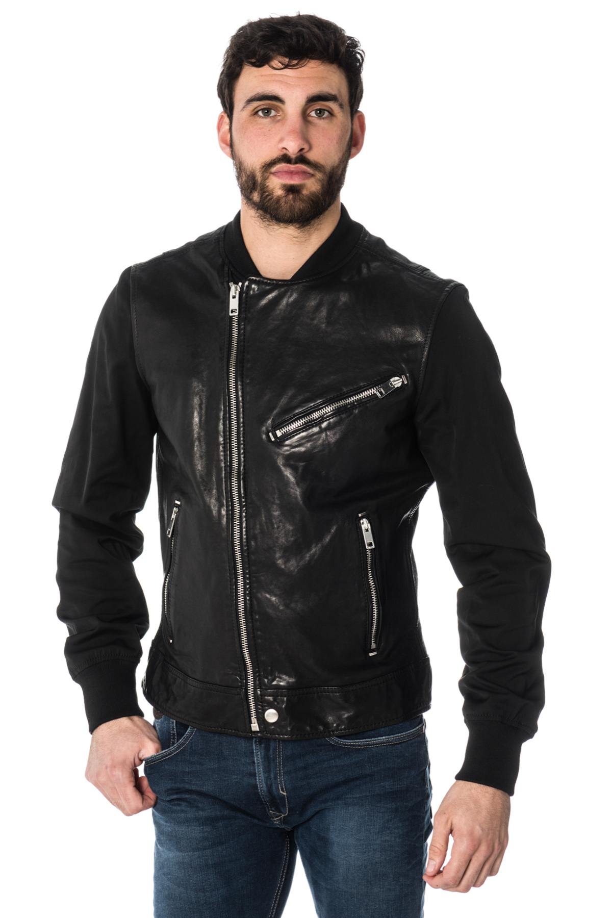 Diesel men's bi-material jacket - Image n°4