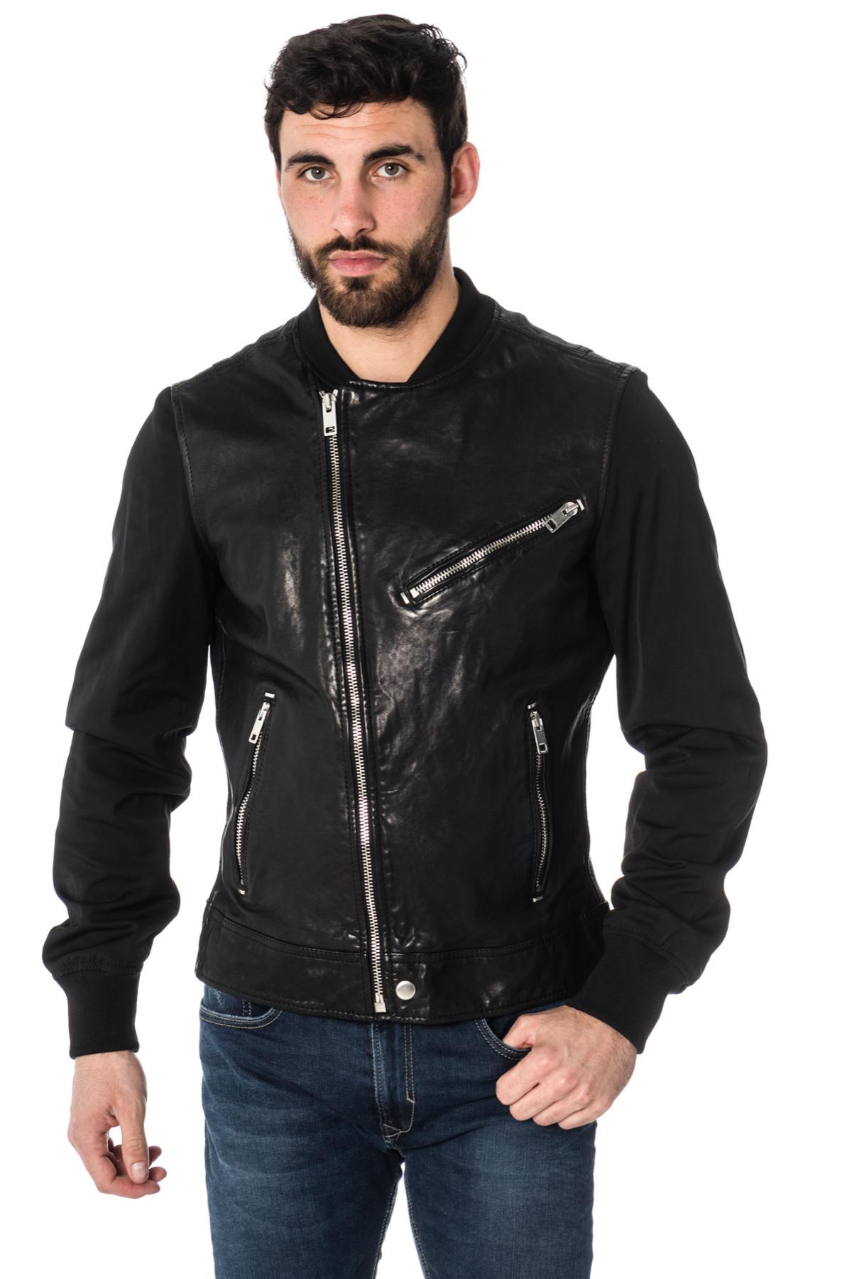 Diesel men's bi-material jacket - Image n°5