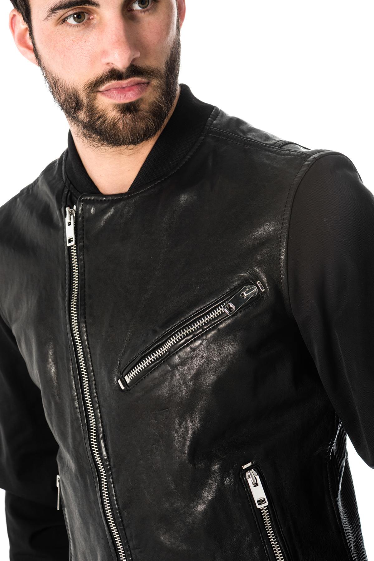 Diesel men's bi-material jacket - Image n°7