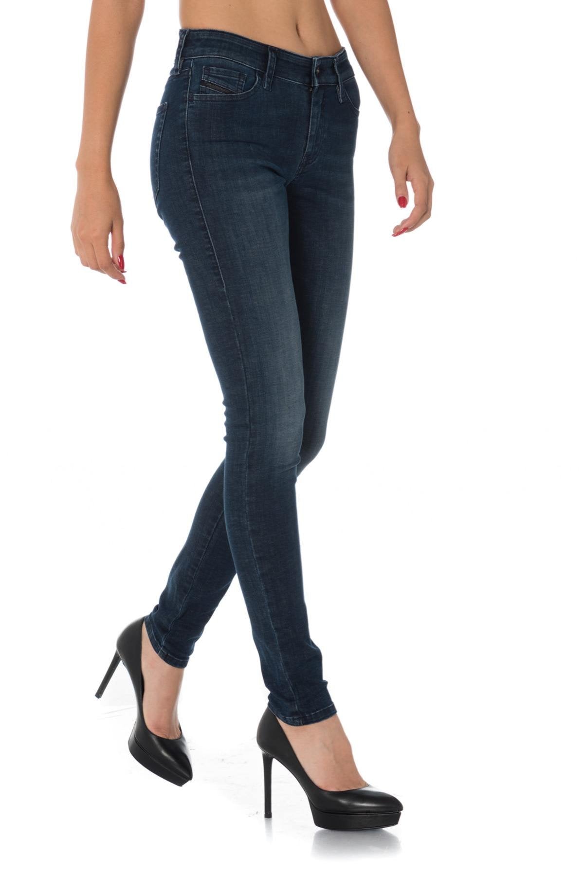 Diesel women's skinny jeans in dark blue - Image n°1