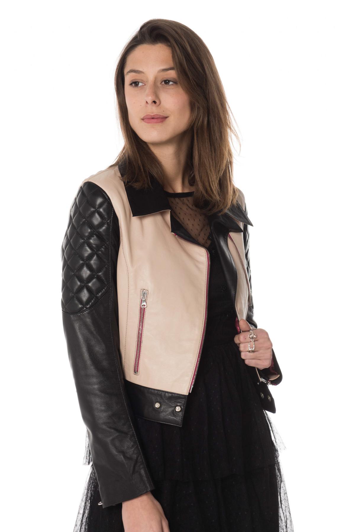 Women's Jacket JN LLOVET Taupe/black - Image n°4