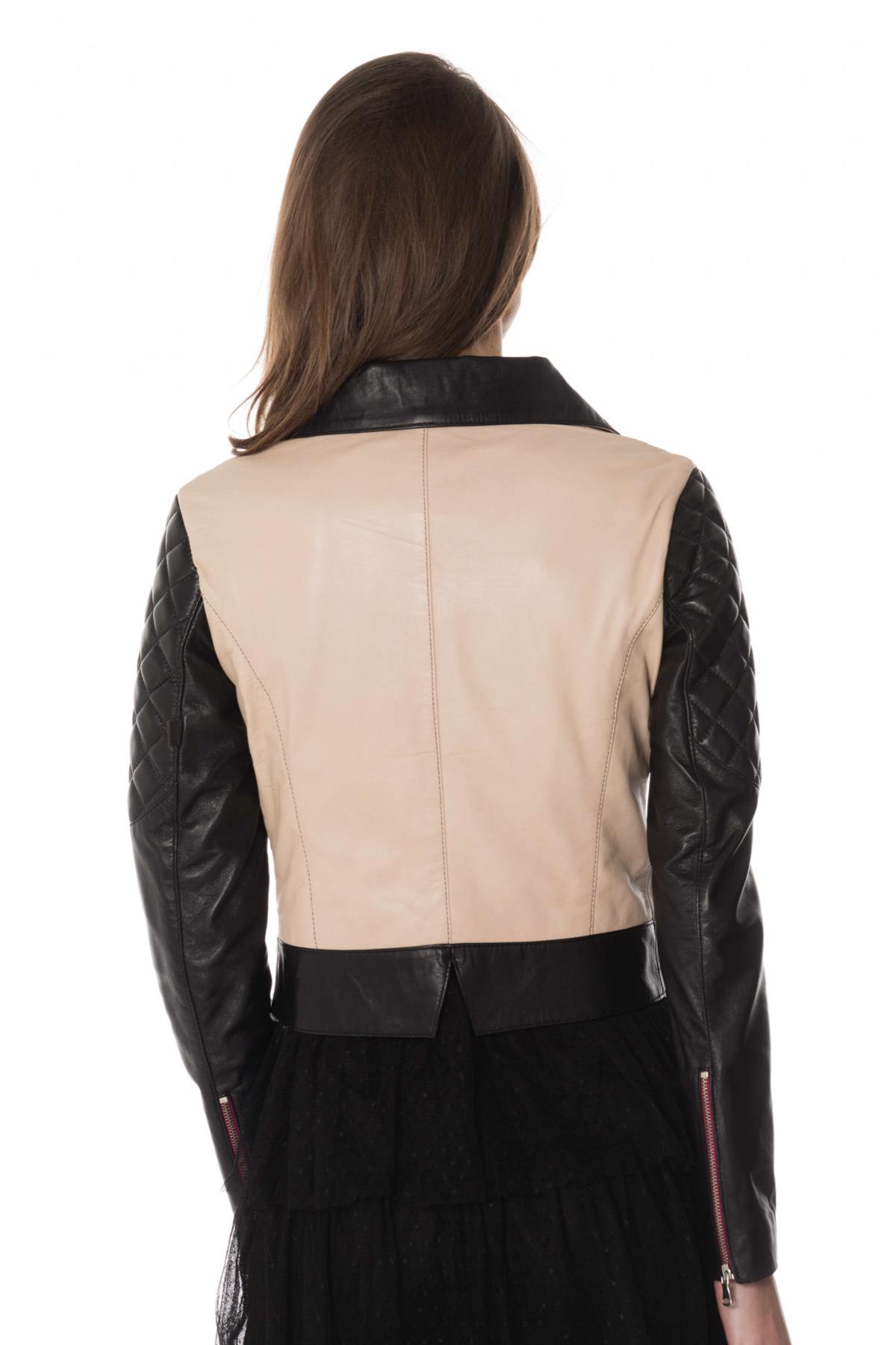 Women's Jacket JN LLOVET Taupe/black - Image n°7