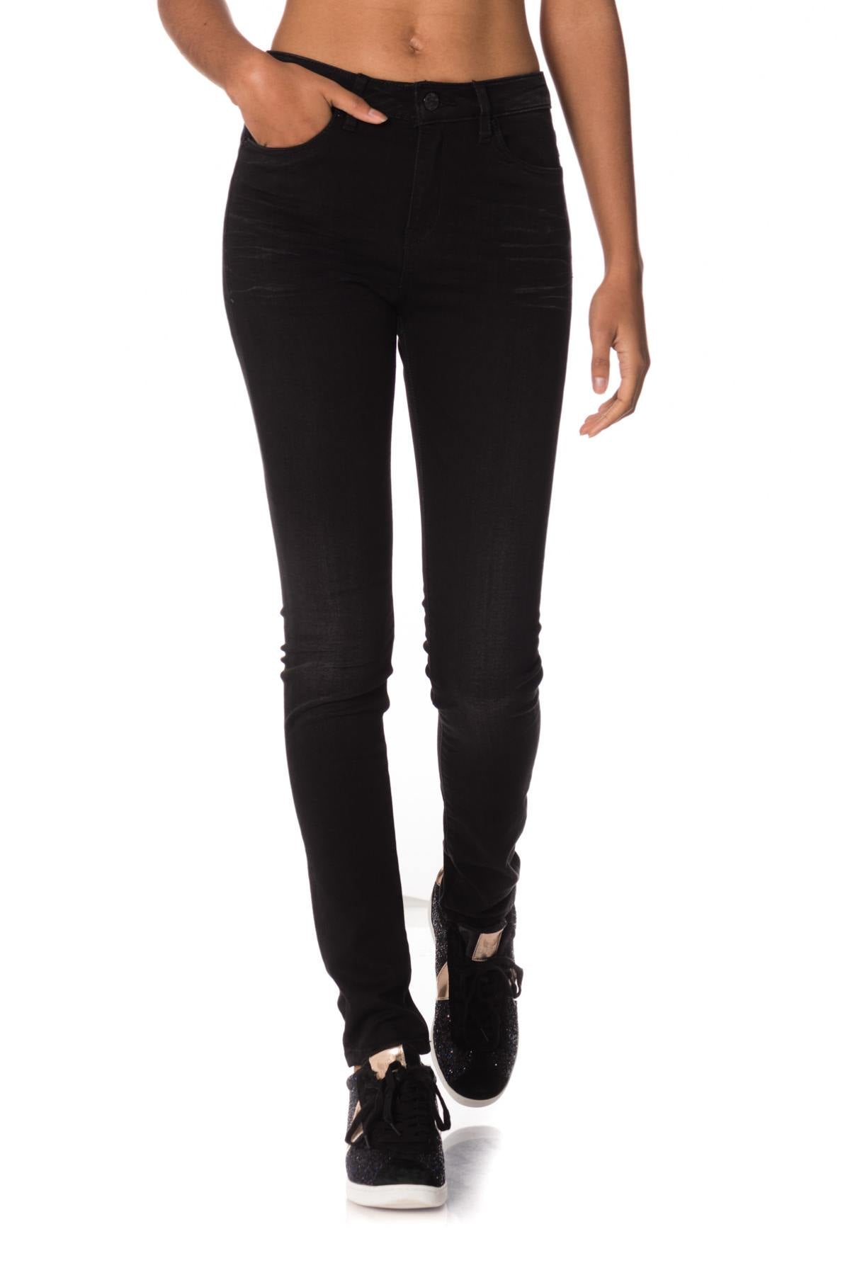 Women's black skinny fit jeans - Image n°5