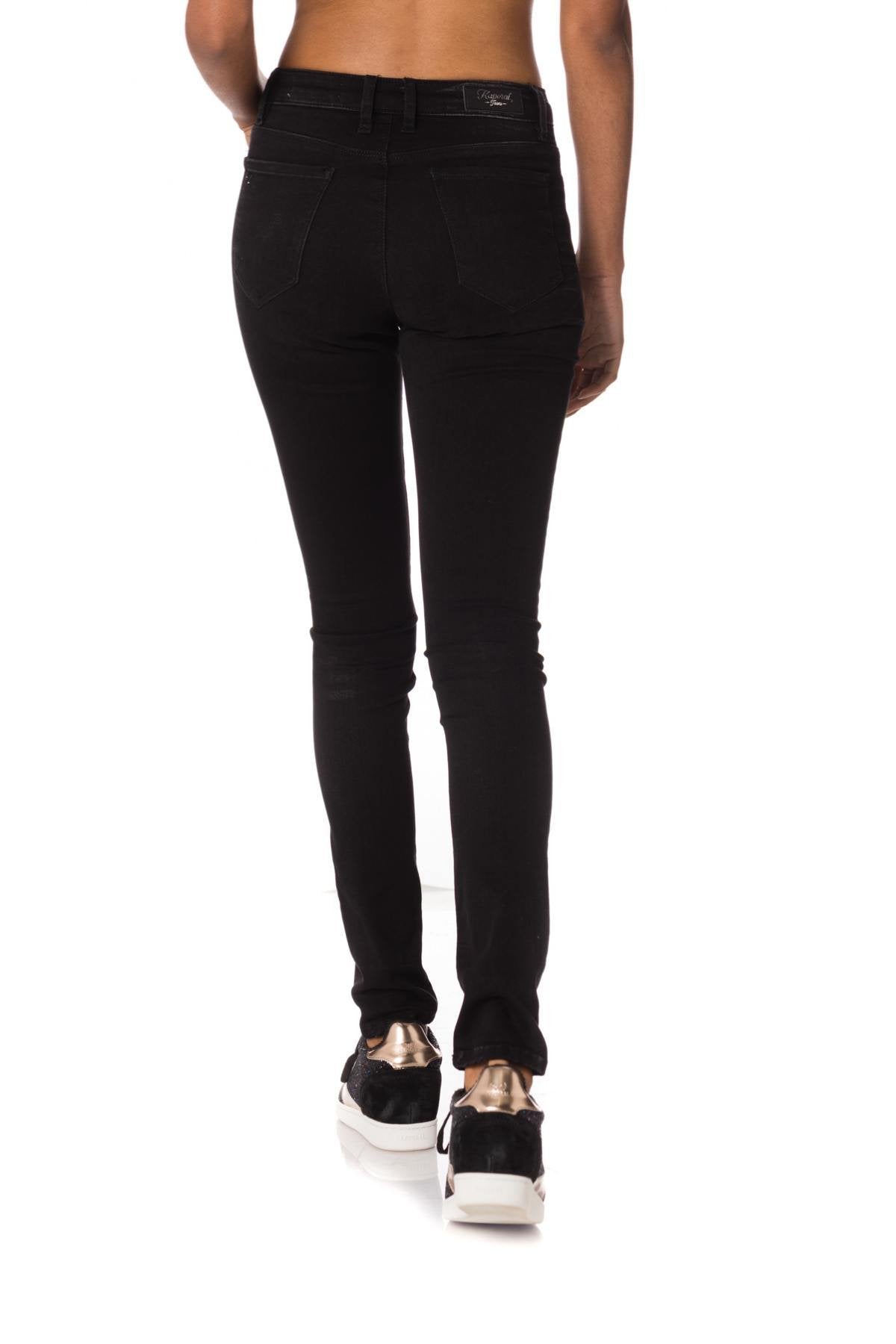 Women's black skinny fit jeans - Image n°7