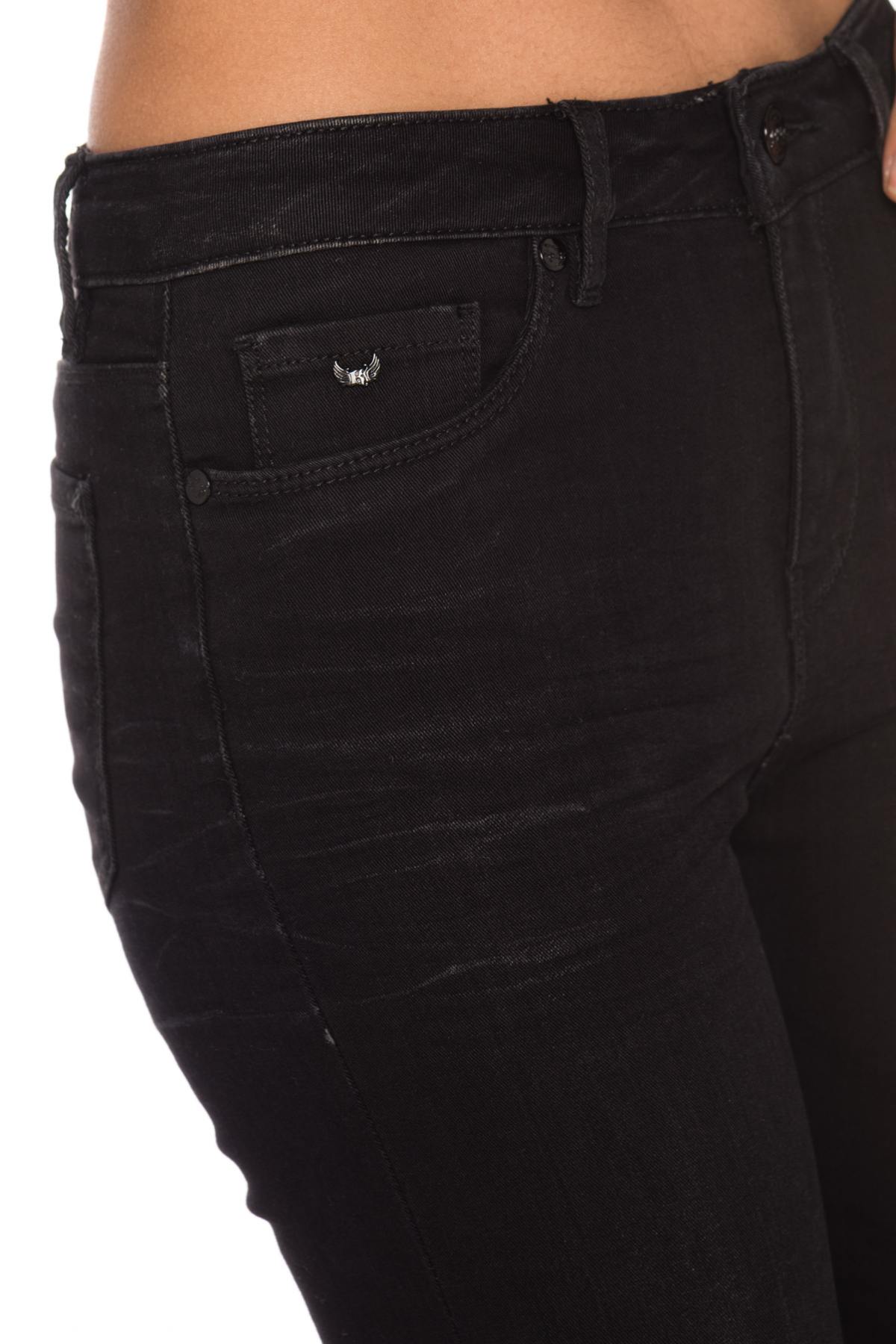 Women's black skinny fit jeans - Image n°4