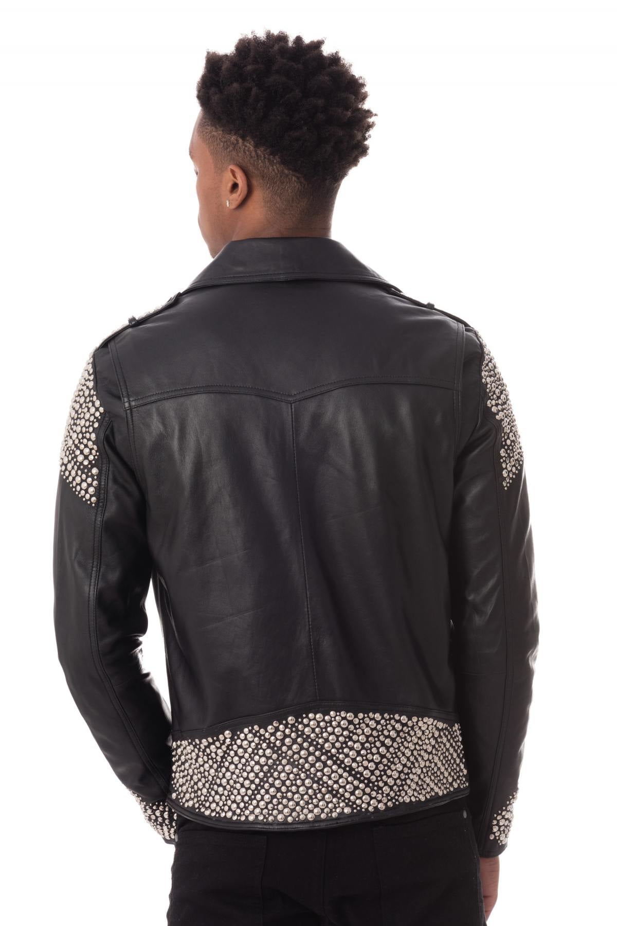 LACD studded men's Biker Jacket - Image n°6